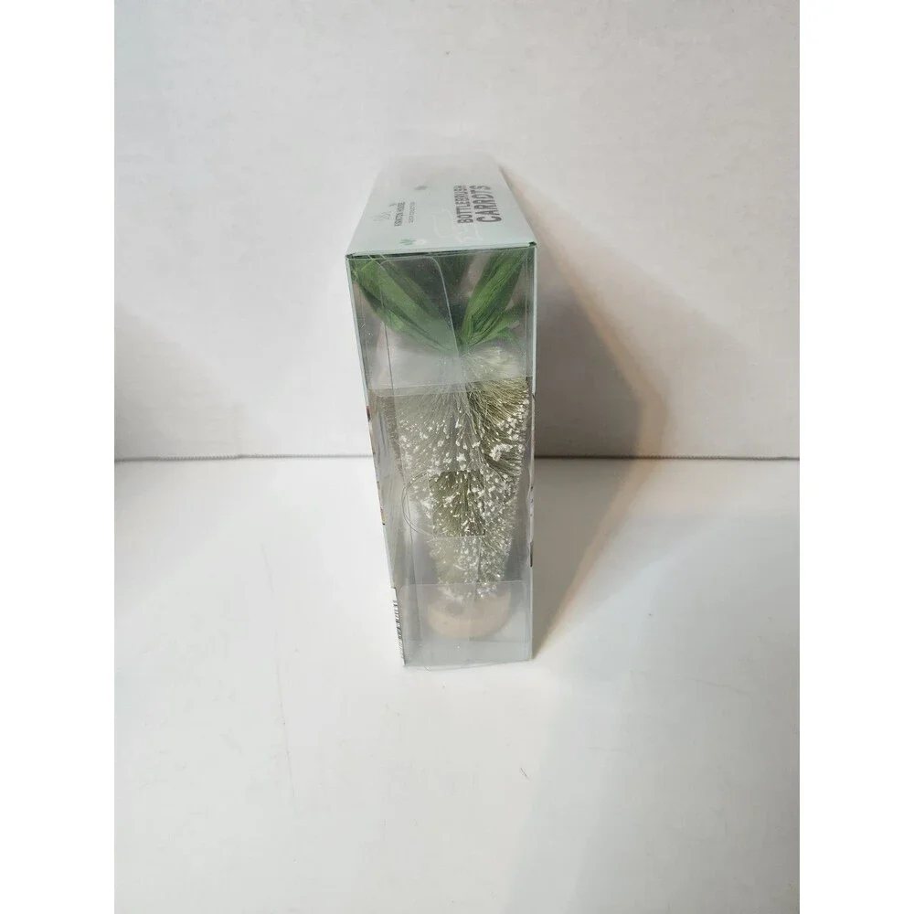 Set of 3 Mini Carrot Easter Bottle Brush Trees Tabletop Decor Aldi Kirkton New